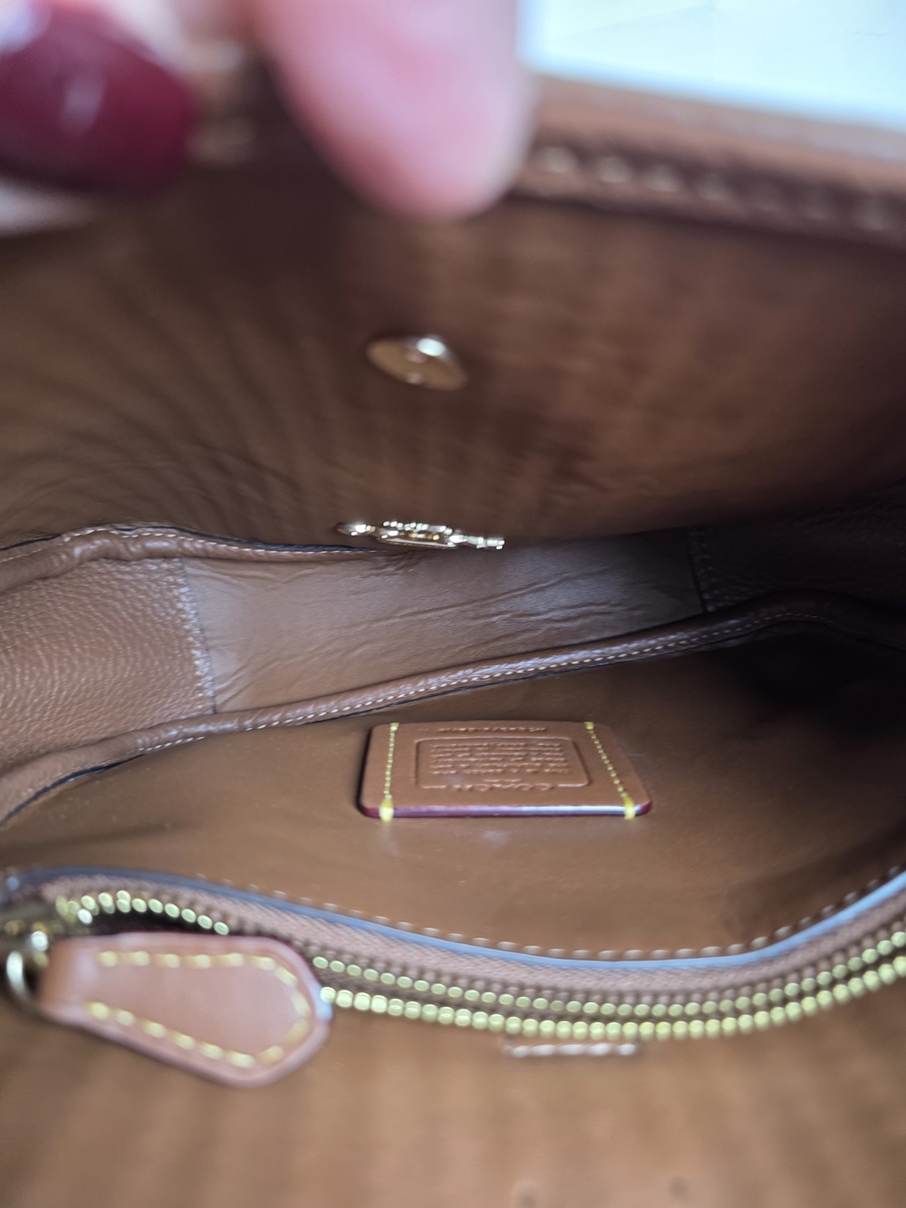 Coach Hadley Brown Mini Natural Woven Leather-Trim Crossbody Straw Bag - Picture 12 of 12